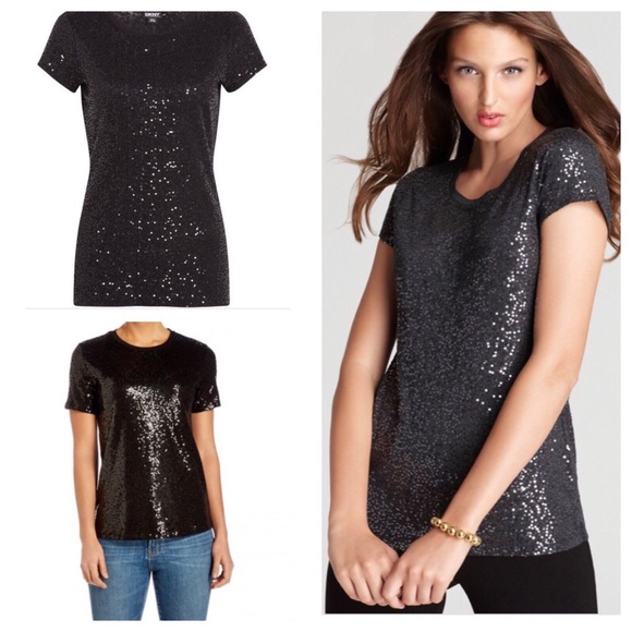 Dkny Tops - DKNY Sequins tee